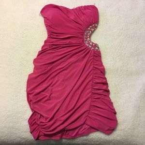 Brand new fredericks of Hollywood dress pink SMALL
